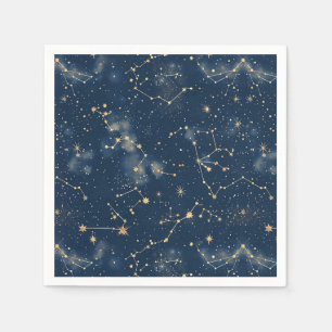 Celestial Constellation - Starry Night (5) Serviette