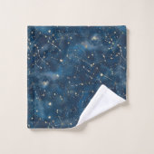 Celestial Constellation - Starry Night (6) Badhandtuch Set (Waschlappen)