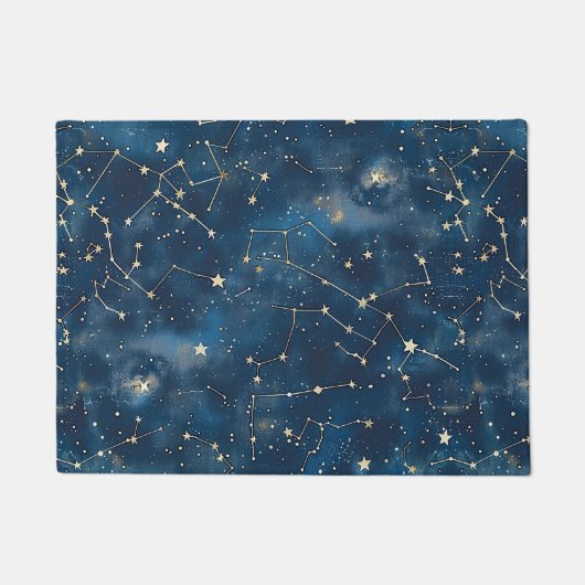 Celestial Constellation - Starry Night (6) Fußmatte (Vorderseite)