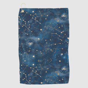 Celestial Constellation - Starry Night (6) Golfhandtuch