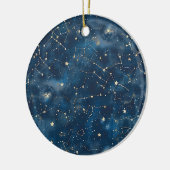Celestial Constellation - Starry Night (6) Keramik Ornament (Links)