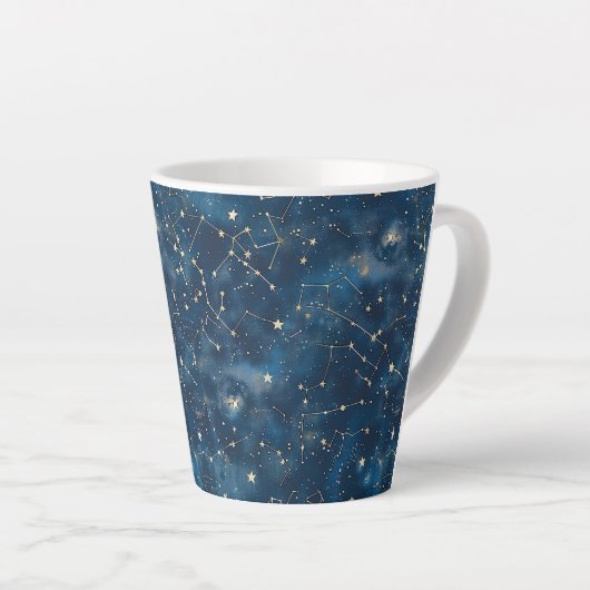 Celestial Constellation - Starry Night (6) Milchtasse (Rechte Ecke)