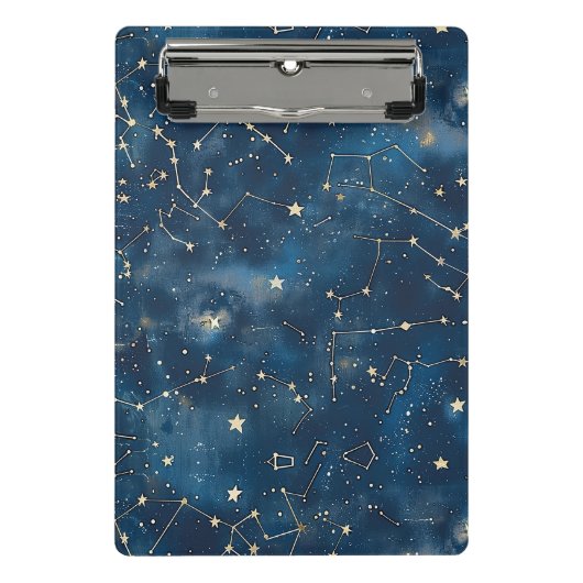 Celestial Constellation - Starry Night (6) Mini Klemmbrett (Vorderseite)