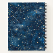 Celestial Constellation - Starry Night (6) Notizblock (Rückseite)