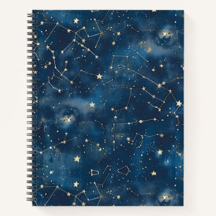 Celestial Constellation - Starry Night (6) Notizblock