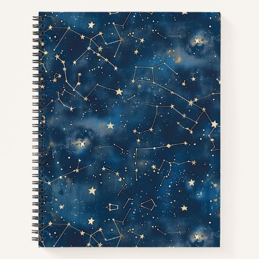 Celestial Constellation - Starry Night (6) Notizblock (Vorderseite)