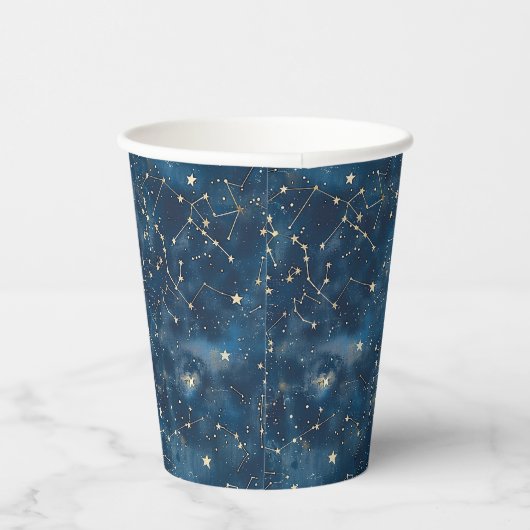 Celestial Constellation - Starry Night (6) Pappbecher (Rechts)