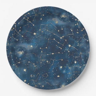 Celestial Constellation - Starry Night (6) Pappteller