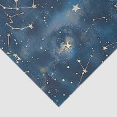 Celestial Constellation - Starry Night (6) Seidenpapier (Detail)