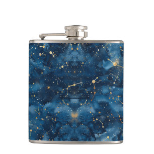 Celestial Constellation - Starry Night (7) Flachmann