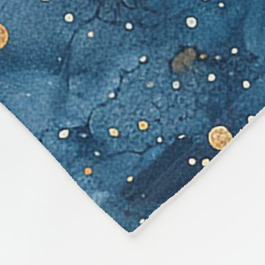 Celestial Constellation - Starry Night (7) Fleecedecke (Ecke)