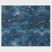 Celestial Constellation - Starry Night (7) Geschenkpapier (Flach)