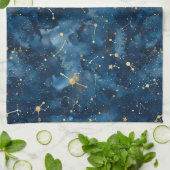 Celestial Constellation - Starry Night (7) Geschirrtuch (Gefaltet)
