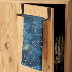 Celestial Constellation - Starry Night (7) Geschirrtuch