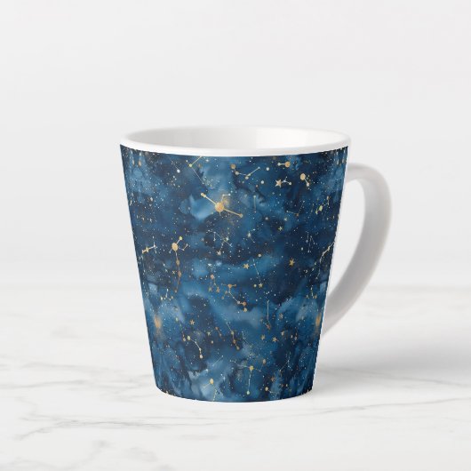Celestial Constellation - Starry Night (7) Milchtasse (Rechte Ecke)