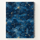 Celestial Constellation - Starry Night (7) Notizblock (Rückseite)