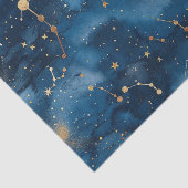 Celestial Constellation - Starry Night (7) Seidenpapier (Detail)