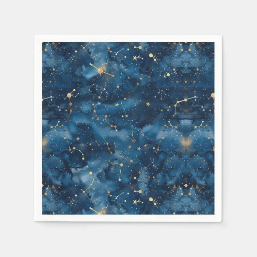 Celestial Constellation - Starry Night (7) Serviette (Vorderseite)