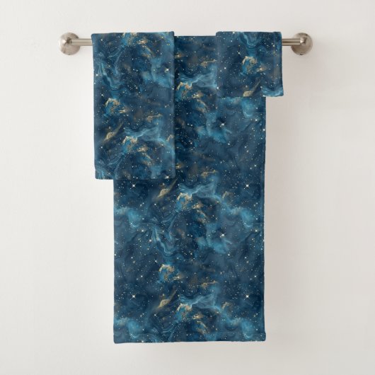 Celestial Constellation - Starry Night (8) Badhandtuch Set (Insitu)