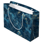 Celestial Constellation - Starry Night (8) Große Geschenktüte (Rückseite Schrägansicht)