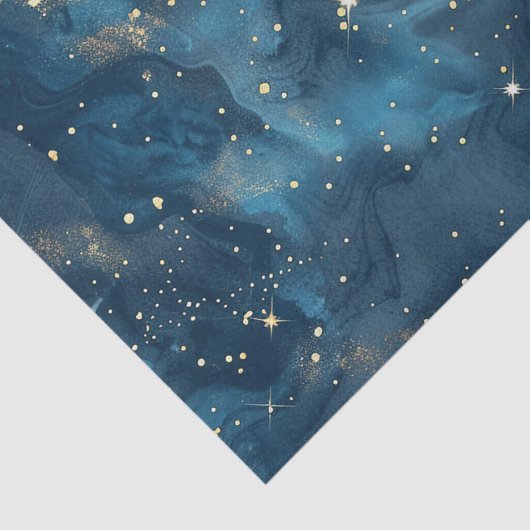 Celestial Constellation - Starry Night (8) Seidenpapier (Detail)