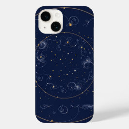 Celestial Constellations Star Map | Moon Phases Ph Case-Mate iPhone 14 Hülle