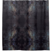Celestial Cosmic Galaxy Muster Duschvorhang (Vorderseite)