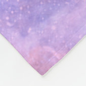 Celestial Cosmic Galaxy Muster Fleecedecke (Ecke)