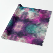 Celestial Cosmic Galaxy Muster Geschenkpapier (Ungerollt)