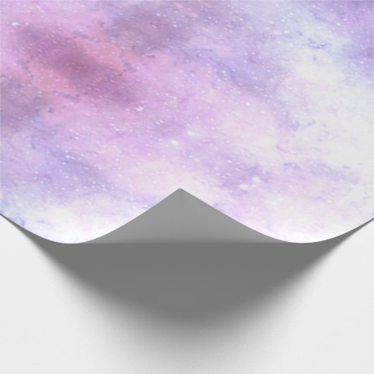 Celestial Cosmic Galaxy Muster Geschenkpapier (Ecke)