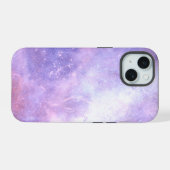 Celestial Cosmic Galaxy Muster iPhone 15 Hülle (Rückseite (Horizontal))