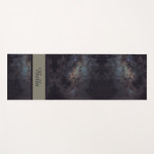 Celestial Cosmic Galaxy Pattern Yoga Mat Yogamatte (Vorderseite (Horizontal))