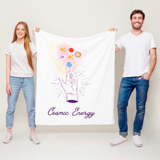 Celestial Cosmic Hand Fleece Blanket - Mystical Mi (Beispiel)