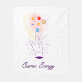 Celestial Cosmic Hand Fleece Blanket - Mystical Mi (Vorderseite)