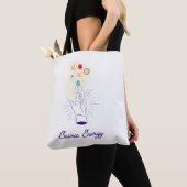 Celestial Cosmic Hand Tote Bag - Minimalist Mystic Tasche (Von Nahem)