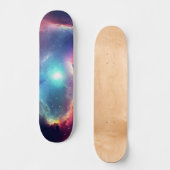 Celestial Cosmos Modern Space Galaxy Sky Skateboard (Vorderseite)