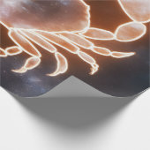 Celestial Crab Art repräsentiert Krebs Zodiac Cons Geschenkpapier (Ecke)