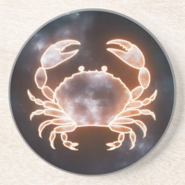 Celestial Crab Art repräsentiert Krebs Zodiac Cons Getränkeuntersetzer