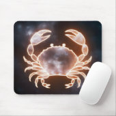 Celestial Crab Art repräsentiert Krebs Zodiac Cons Mousepad (Mit Mouse)