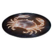 Celestial Crab Art repräsentiert Krebs Zodiac Cons Schneidebrett (Ecke)