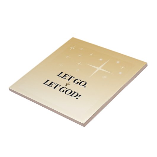 Celestial Cross Let Go Let God Glow Fliese (Seite)