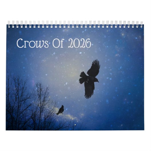 Celestial Crows 2026 Calendar Kalender (Titelbild)