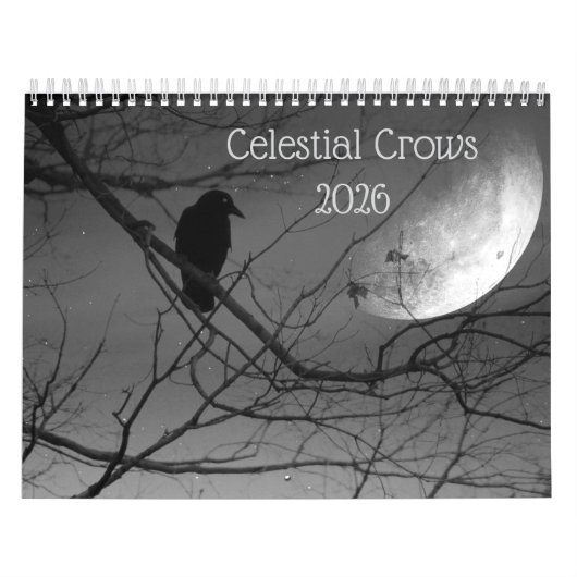 Celestial Crows 2026Calendar Kalender (Titelbild)