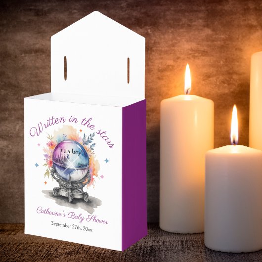 Celestial Crystal Ball Astrology Babydusche Geschenkschachtel