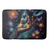 Celestial Crystal in der Palm Galaxy Spacy Badematte (Vorderseite)