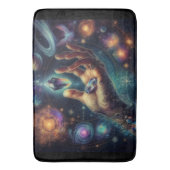 Celestial Crystal in der Palm Galaxy Spacy Badematte (Vorderseite Vertikal)