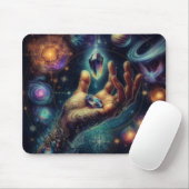 Celestial Crystal in der Palm Galaxy Spacy Mousepad (Mit Mouse)