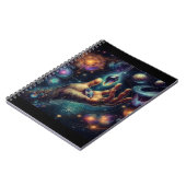 Celestial Crystal in der Palm Galaxy Spacy Notizblock (Linke Seite)