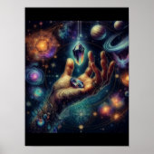 Celestial Crystal in der Palm Galaxy Spacy Poster (Vorne)