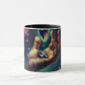 Celestial Crystal in der Palm Galaxy Spacy Tasse (Zentrum)